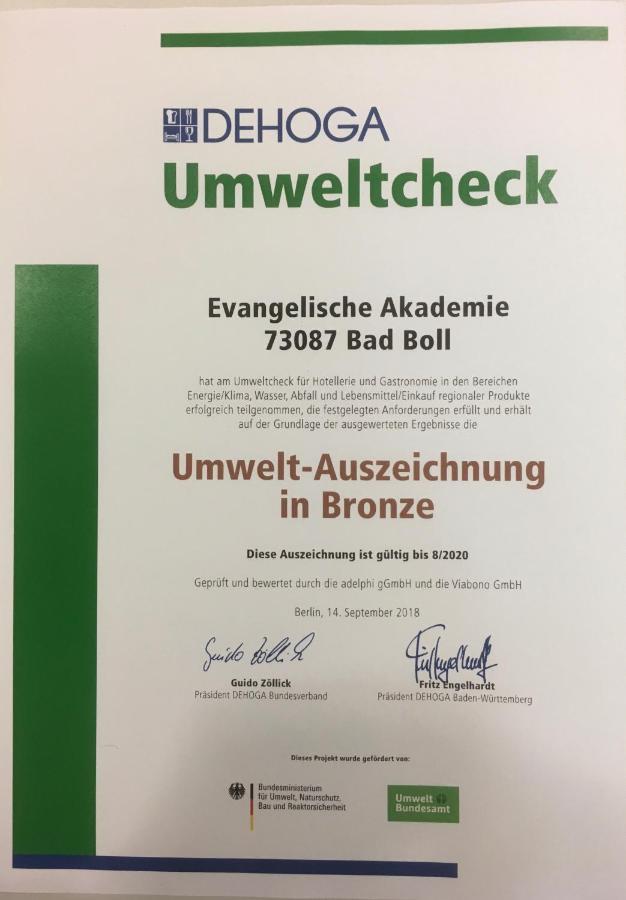 Evangelische Tagungsstaette Bad Boll Exterior photo
